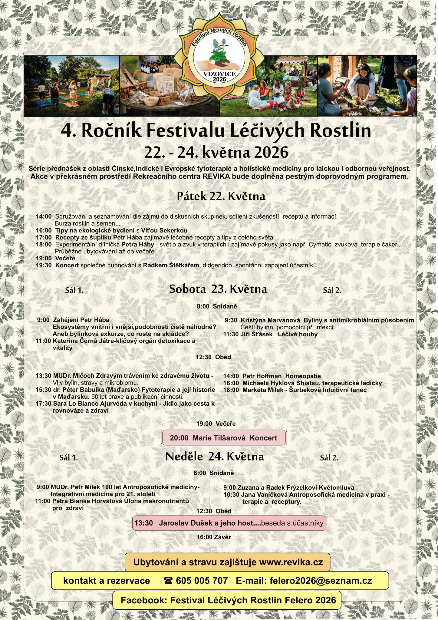festival lecivych rostlin vizovice kveten 2026