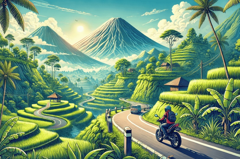 Indonésie na motorce: Nejkrásnější trasy pro dobrodruhy