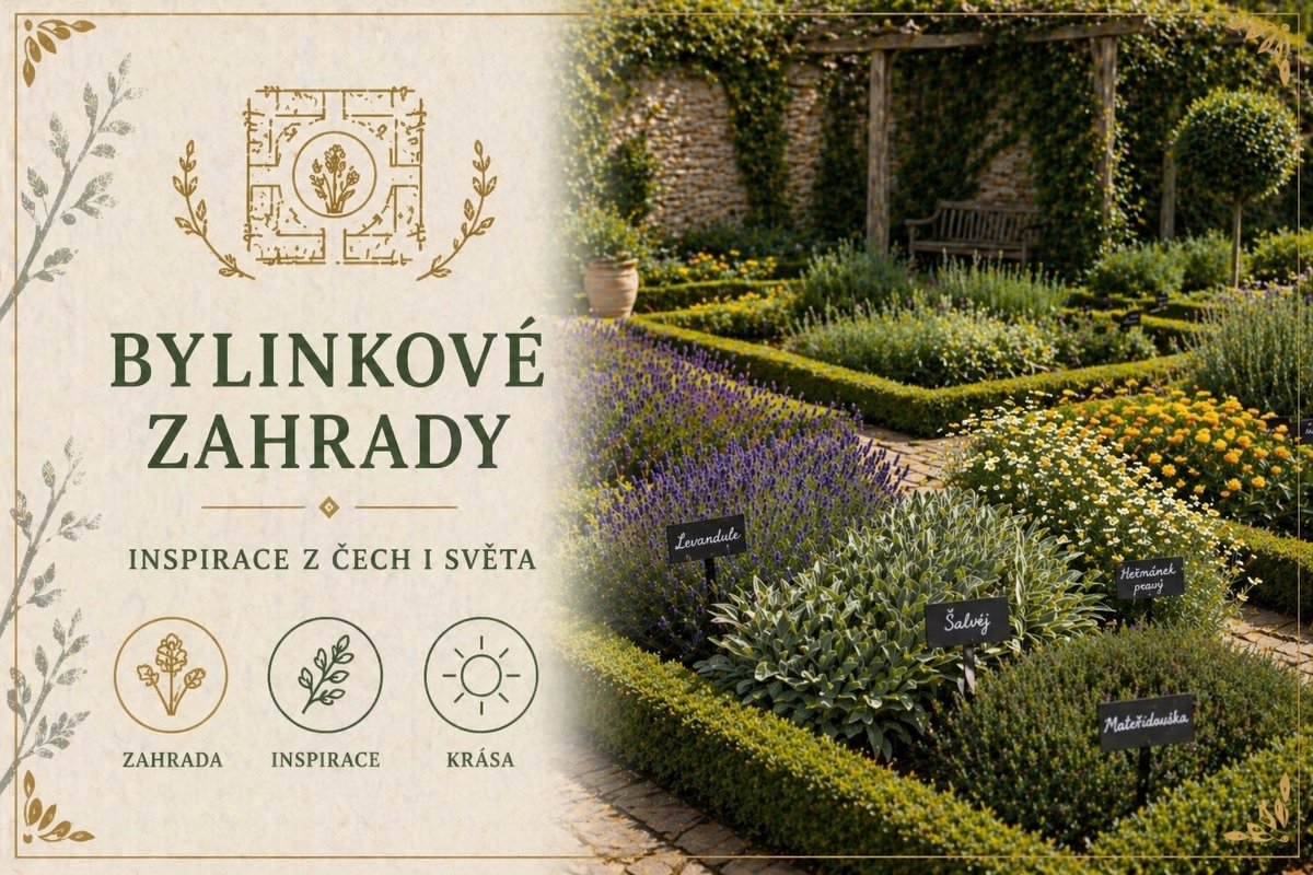 Bylinkové zahrady ČR a zahraničí - fotografie, informace